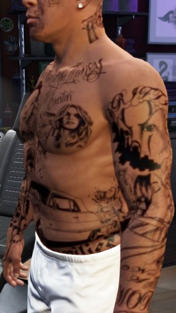 franklin gang tattoos