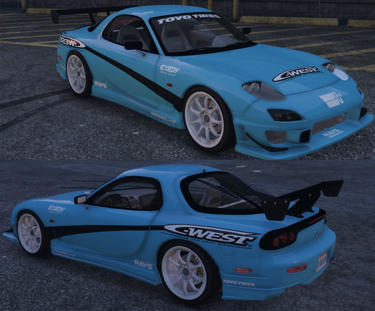 Mazda RX 7 FD livery