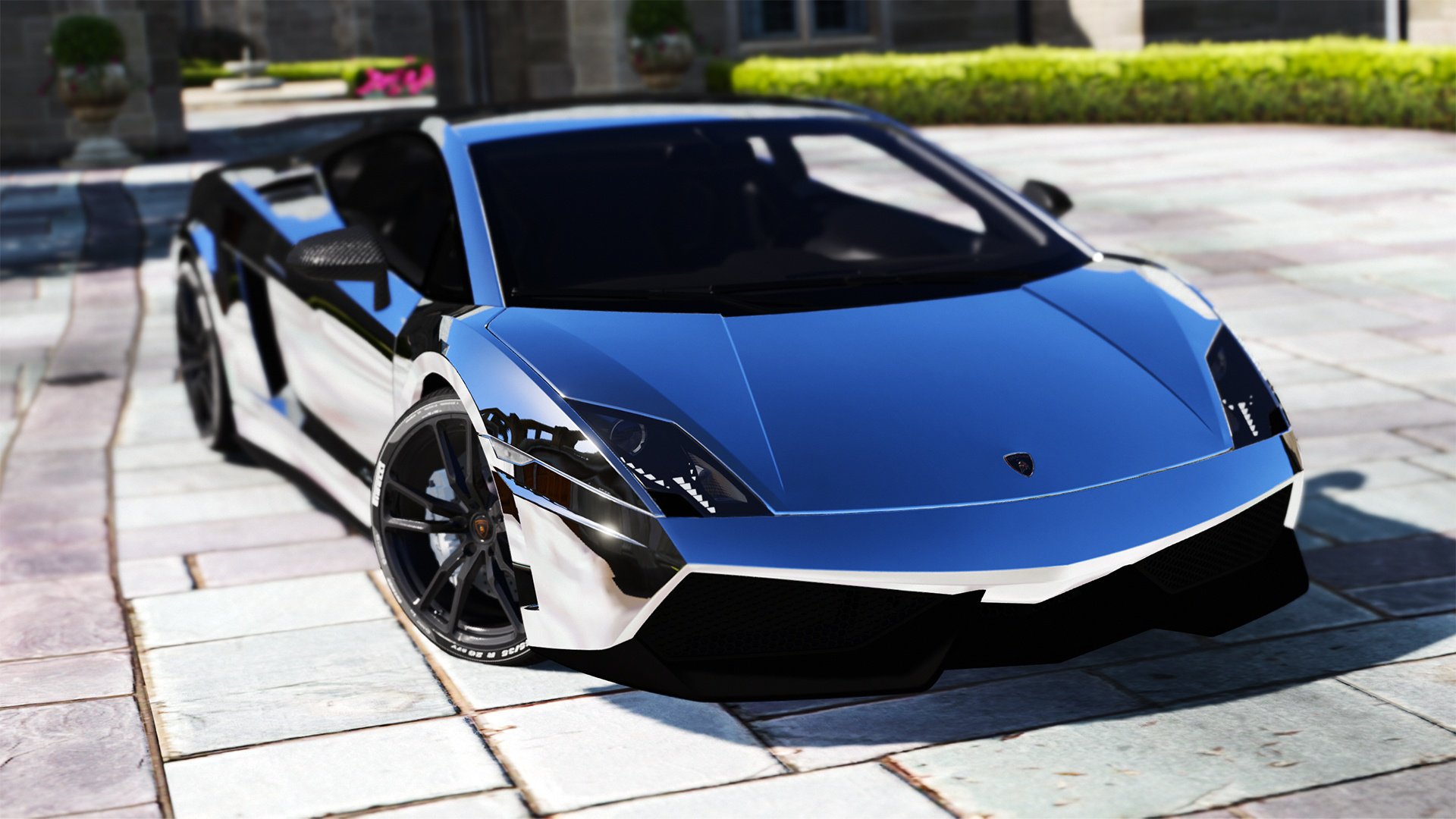 Lamborghini Gallardo синяя